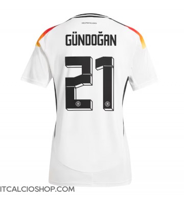 Germania Ilkay Gundogan #21 Prima Maglia Femmina Europei 2024 Manica Corta